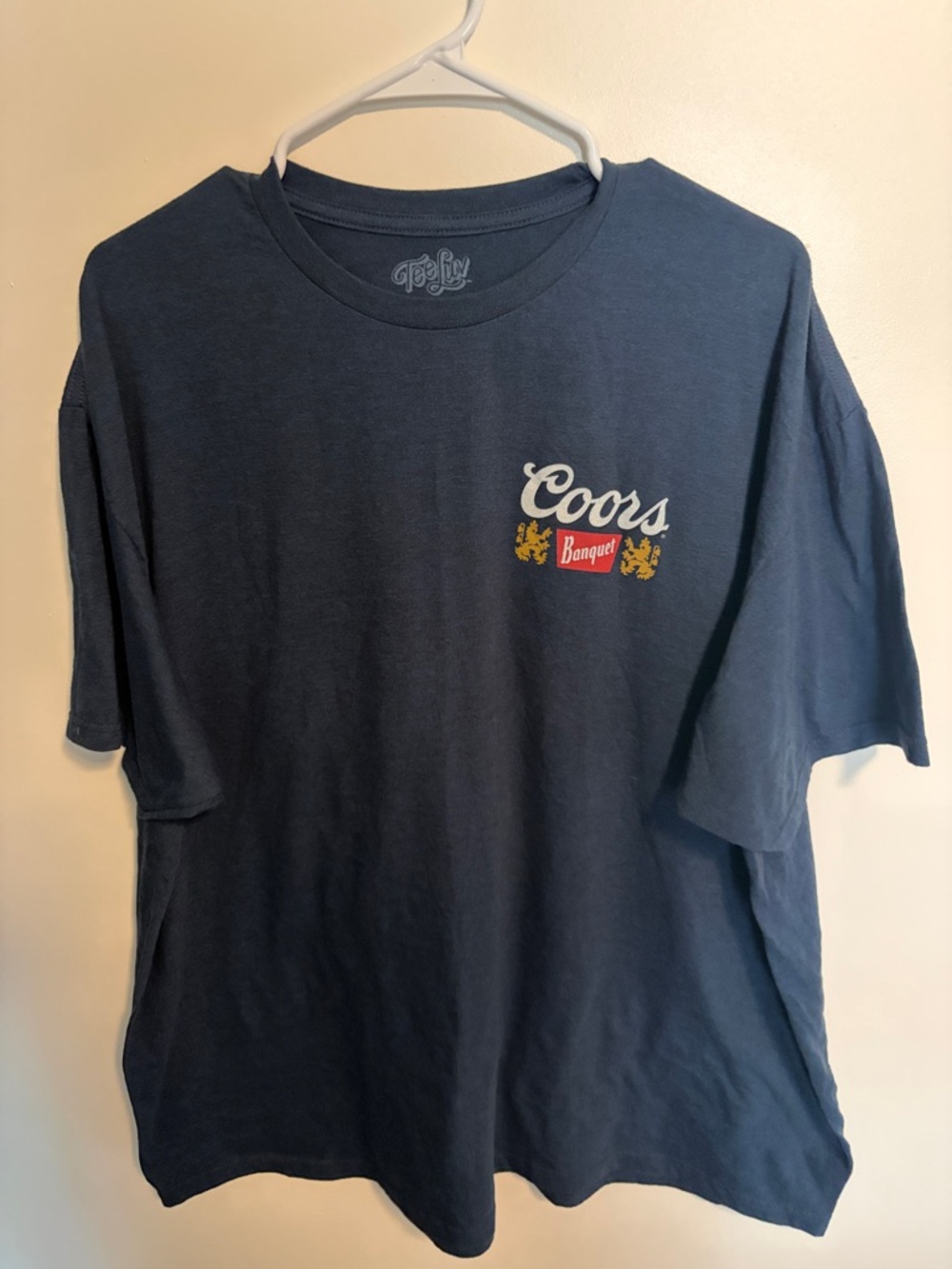 Men’s Navy Short-Sleeve Logo Tee